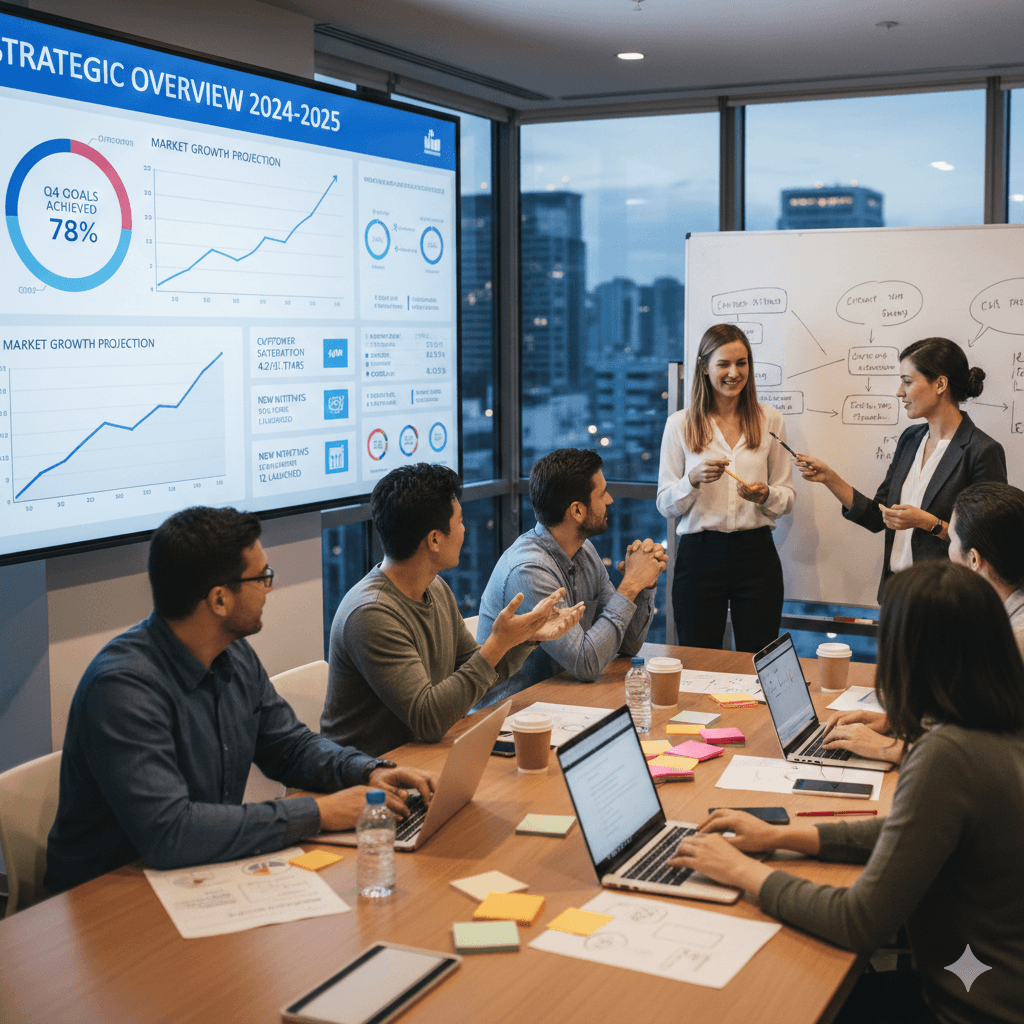 Expert led facilitation combined with execution system deployment